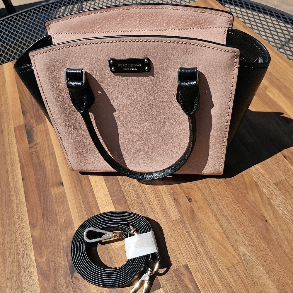 Kate Spade Brand New Medium Jeanne Pink and Black Women's Handbag - Picture 6 of 10